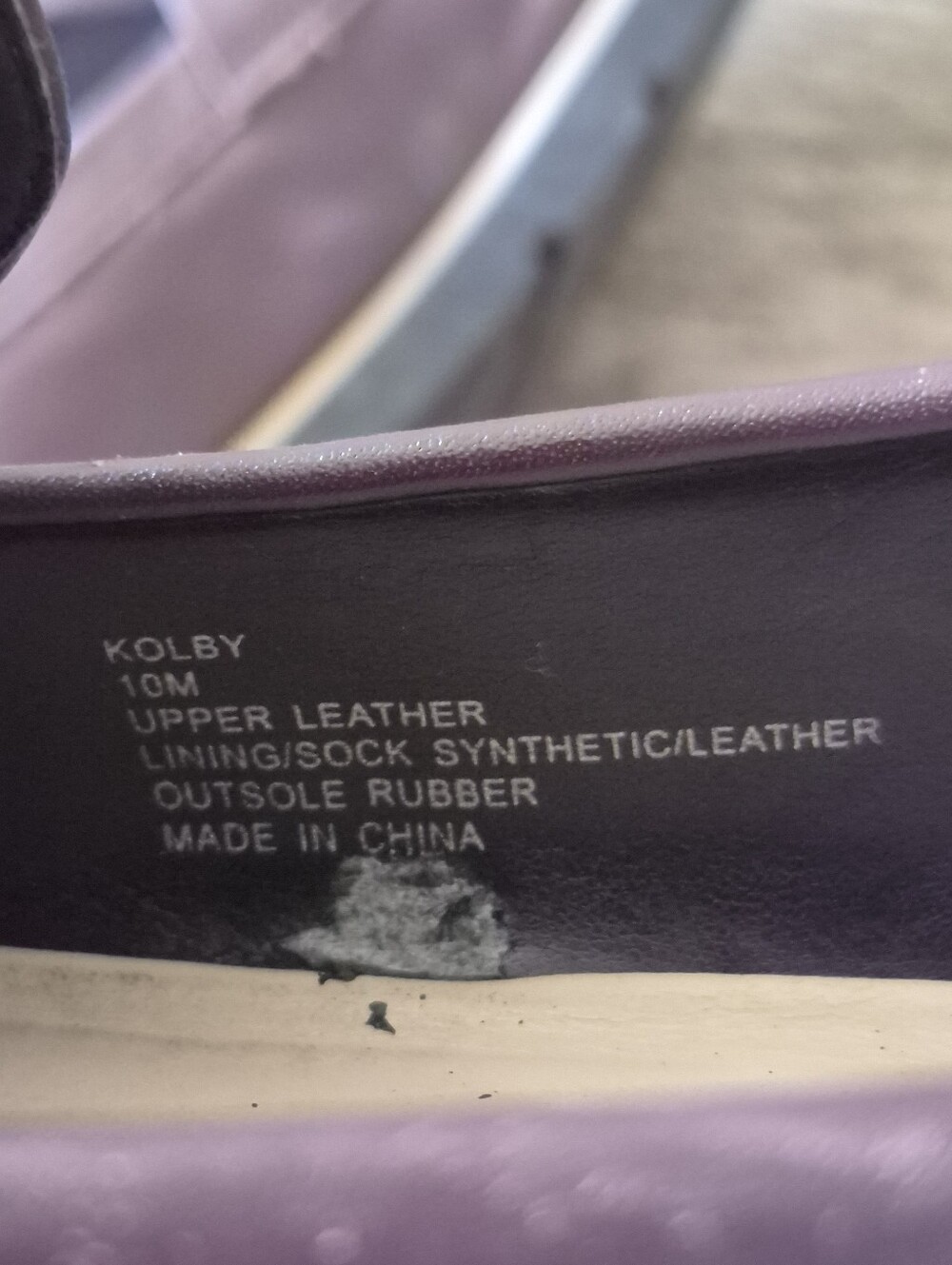 Kate Spade New York Kolby Leather Bit Loafers Burgundy Plum Size 10M - Picture 10 of 10